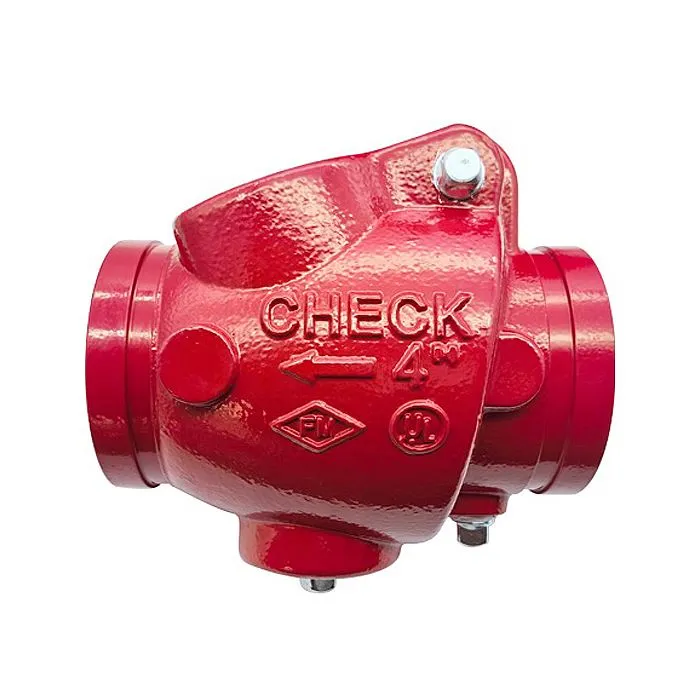 China grooved swing check valve China grooved swing check valve